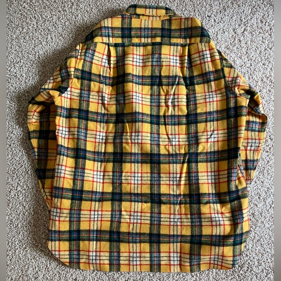 Pendleton Yellow Plaid Flannel Shirt - Picture 3 of 6
